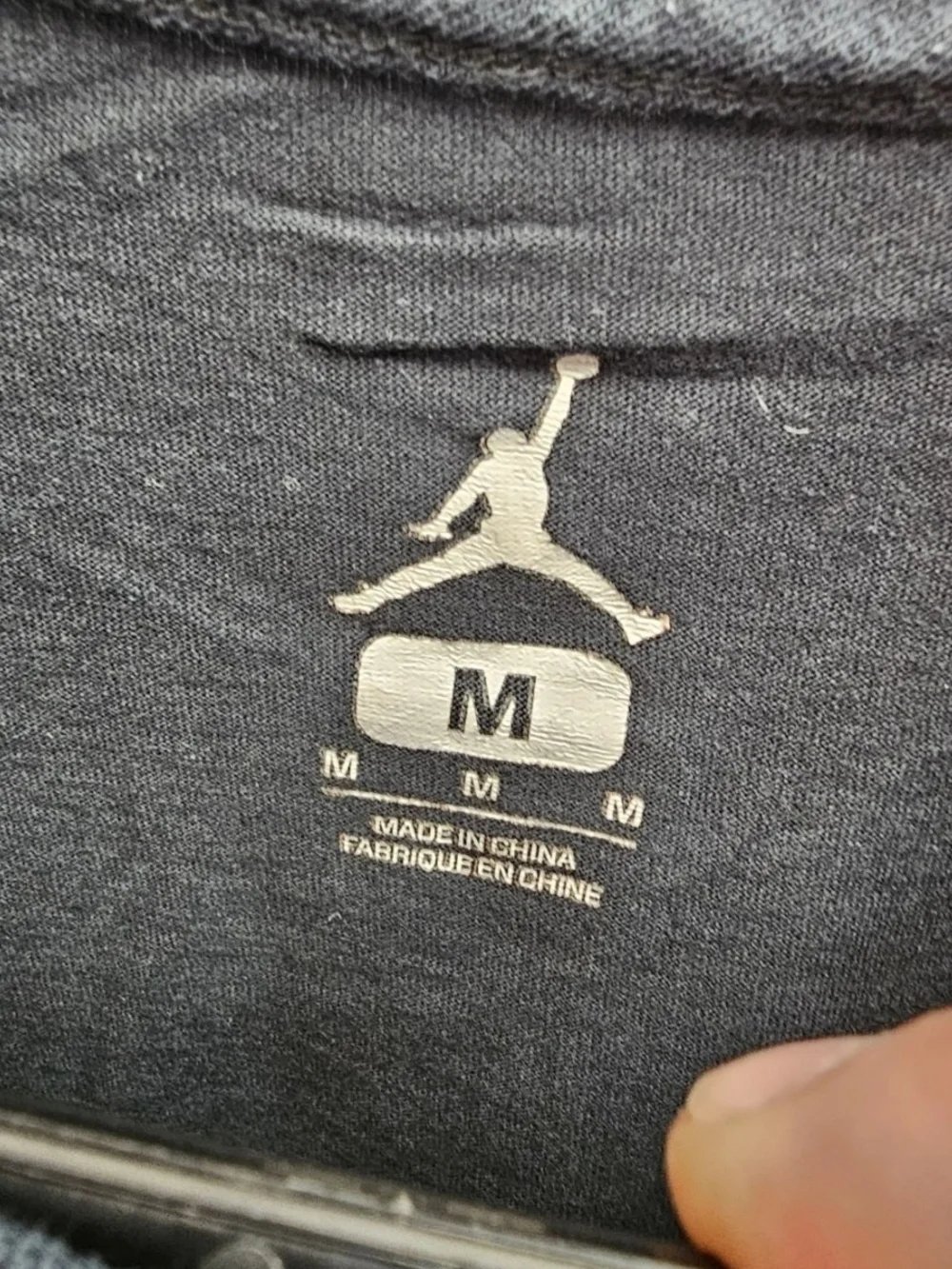NIKE MICHAEL AIR JORDAN JUMPMAN TEE T SHIRT Mens M Black w/ Reptile Print